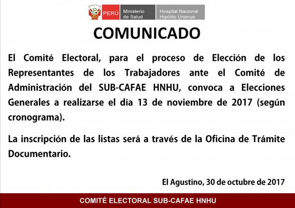 comunicado sub cafae