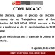 comunicado sub cafae