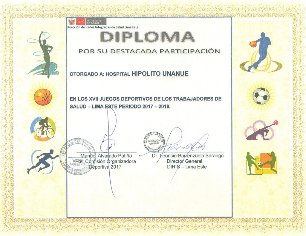 DIPLOMA DEPORTIVA