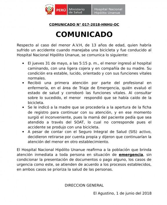 COMUNICADO Hipolito Unanue-1