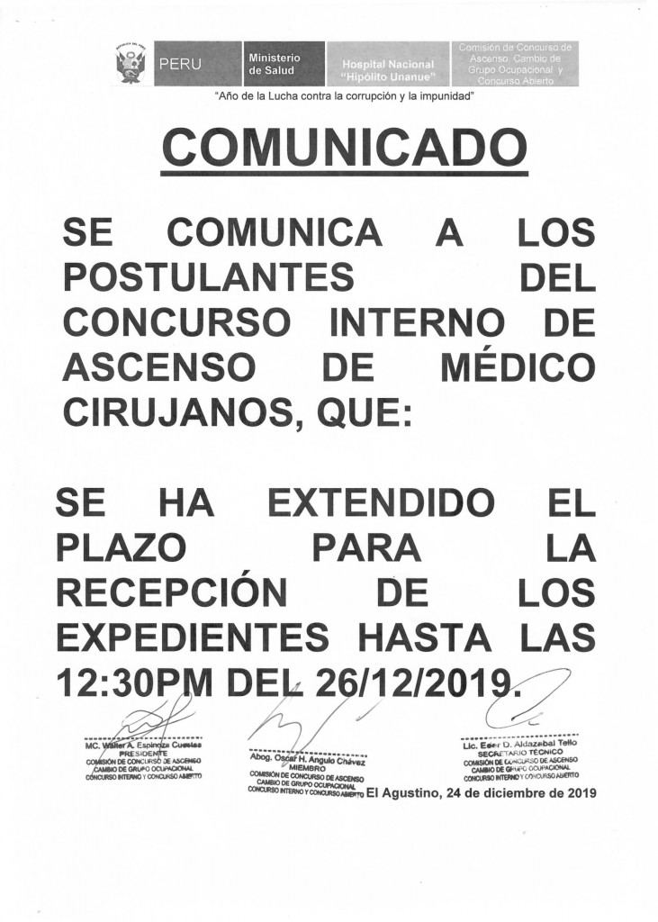 COMUNICADO ASCENSO MEDICO 2